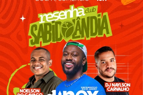 RESENHA DA SABIDOLÂNDIA TRAZ O CANTOR DINEY PARA A 5ª EDIÇÃO